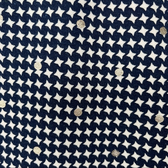 •TOMMY HILFIGER• Girls Navy/White Patterned Dress - Size Medium (8-10) - Picture 4 of 11